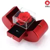 Decorative Flowers Top Explosive Christmas Gift Apple Box Jewelry Rose Flower Girlfriend Birthday Party Valentine's Day Year