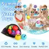 Globos de agua de llenado rápido Glono de gafas de sol reutilizables de bola de agua reutilizable para al aire libre Toy de piscina familiar para niños 240416