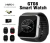 Bluetooth Smart Watch GT08 Smart Watches med SIM Card Slot och NFC Health Smartwatches för Android Samsung iOS med detaljhandeln Packag5519910