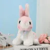 Animali di peluche imbottiti simulati di coniglio animale peluche carino bambola coniglietto giocattoli peluche per ragazzi regali di compleanno per ragazzi decorazioni