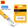 Drives Kodak Metal Pen Drive K123 USB3.0 16 ГБ 32 ГБ 64 ГБ 128 ГБ USB Flash Drive Mini U Disk Memory Stak
