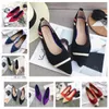 2024 New Dress shoes ballet black red soft soled knitted womens designer Formal leather letter platform fashion Flat boat shoe Ladys Lazy Loafers