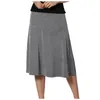 Spurts Side for Cars Universal Women's Solid, lekki Flare Midi Pull On Closure Spirt S XXL Pencil