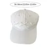 Visors Séchage rapide Capes de baseball Bowknot Visor Hat pour voyager Adulte Ajustement extérieur Ajustement taille Bourse escapades cyclistes de randonnée