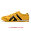 2024 Designer hardloopschoenen Tiger Mexico 66 Athletic Mens Dames Yellow Black Navy Gum Sail Green Beige Red Silver Jogging Wakling Sneakers Platform Trainers