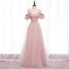 Ubranie etniczne różowa sukienka druhna wieczorowa suknia balowa kobieta elegancka temperament qipao ślubne panny młodej vestidos seksowna cekin cheongsam