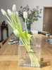 Clear Book Proot Vase Flower Flower Vases Nordic Book Vase for Flowers Office Desktop Room Home Decoration Gift 240417