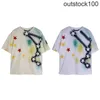 Vêtements de créateurs haut de gamme pour angles PAA T-shirt à manches courtes imprimées aux graffitis Graffiti