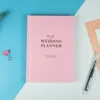 Wedding Planning Book A5 Full English Version Schedule Record Hard Shell Coil Diary Love Witness Commemorative Notebook