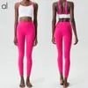 AL-188 Women Yoga Suits 2 Pacts Sports Bras Top+Pants Suit Bra Gym Vest High-Alist Running Pants Dance Pilates مجموعات طماق