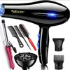 220V Secador de cabelo Profissional 2200W Equipamento de energia forte Brush de sopro para cabeleireiro barbeiro Fan 240412