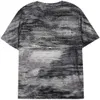 Men's T-Shirts Summer Graffiti 3D Print Mens T-shirts Streetwear Polyester 0-Neck Loose Short Sleeve Tops Casual Loose Tee Shirts Men ClothingL2404