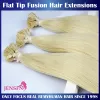 Extensions Jensfn Straight Fusion Flat Tip Human Hair Extensions 16 "26" Inch 1G/Strand Natural Hair Extensions Keratin Capsules 613Color