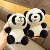 Echter Panda Keychain Plüschspielzeuggroßhandelsbeutel Anhänger Ehepaar Geschenkpuppe Anhänger kleine Puppe