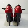 Kleding schoenen enkel platform vis mond sexy stiletto's kleurstuk van 15 cm superhoge hakken voor dames