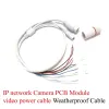 Chargers CCTV POE IP Network Camera PCB Module Video Power Cable 65cm Long RJ45 Female Connectors with Terminlas Waterproof Cable