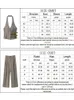 TRAF Womens Solid Pant Sets Spring Ladies Halter Sleeveless Belt Decoration Vest Top Chic Plead Zipper Wide Leg Pants 240422