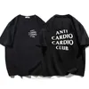 T-shirts masculins plus taille anti cardio club t-shirt gym de gym de vie imprimé t-shirt coton tshirt pour femmes vêtements masculins oversize tee mâle sumel2425