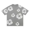 Magliette da uomo Summer Mainline schiumato Kapok Kapok Stampato a maniche corte Y2K Harajuku e magliette sciolte casual da donna