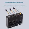 Equipment Professional Sound Mixer 4 Channel Mixer Stereo med 2st 6,5 3,5 mm Converter RCA Output Mixer Mini Low Noise Sound Mixer