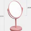 Mirrors Desktop Makeup Mirror Womens Dressing Table Rotatable Single Side HD Oval Mirror Portable Handheld Refill Mirror Makeup Tools