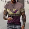 Herr t shirt castrol tryck 3d t-shirts toppar tees korta ärm streetwear överdimensionerad t shirt casual mens kläder