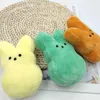 Animales de peluche rellenos 15 cm Peeps Peeps Juguetes de lujos de lujo Dibujos de conejo Juguetes de peluche Softs Toys Decoración del hogar Kaii Peluche Bunny Kids Regalos