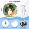 Decorative Figurines 10 Inch Sublimation Wind Spinner Blanks 3D Spinners Hanging For Indoor Outdoor Garden Decoration