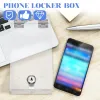 Schubladen Mobiltelefon Speicherbox Zelle Cage Praktische Zeitkoffer Sicherheitsschloss transparent gesperrte Smart Timer