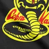 Erkek Tişörtler Karate Kid Cobra Kai Vintage T-Shirt Erkekler Komik% 100 Pamuklu Tişört Tişört Yuvarlak Boyun Kısa Kollu Tişört Hediye Elbitleri2404