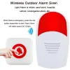 Button Jingle Bells bezprzewodowy alarm Securiy SOS Waterproof Outdoor 120dB Syrena brzęczyk dla domu w hotelu Szpital Bank Bank