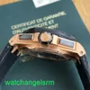 AP Crystal Wrist Watch Tourbillon Royal Oak Offshore 26288of OO D002.Cr 18K Rose Gold Manual Mécanical Homme Watch