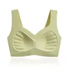 Kvinntankar Svartvit sömlös sportbh -skördetankstoppar Kvinnor Camis Kvinna Brassiere Push Up Sexy Tube Top With Cups Camisole