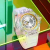 Fashionable New Internet Celebrity Watch ONOLA Transparent Case Multi Functional Night Light Waterproof Men's Watch Women's Watch