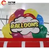 free door ship new design inflatable ice cream truck snack booth, inflatable food booth stand for sale