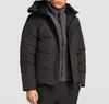 Winter Men Down Kurtki prawdziwy projektant futra homme puffer kanada wiatrówka jassen wierzchnia wierzchnia z kapturem czteroosobowa manteau 25ss płaszcz hiver parka doudoune