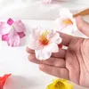 Decorative Flowers 10 Pieces Artificial Silk Butterfly Orchid Wedding Home Decoration Accessories Brooch Diy Christmas Wreath Background