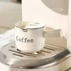 Tumblers Nordic Style Coffee Extract Cups Milk Cup с градуированной шкалой Краткое утолщенное эспрессо измерение кружки H240425