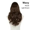 natural U-shaped Wig straight female fluffy curly long big hair wave one wig piece