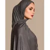 Ethnic Clothing Modal Fabric Hijab Jersey Stretch Head Scarf Wrap For Women Muslim All Seasons Turban Femme Africaine