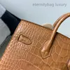 Top Luxury Classic Designer Custom Handmade Crocodile Handbag Bag Shiny Crocodile skin Tote Bag Women's Tote Purse Fashion tote bag for fast deliveryc9