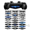 Adesivos Extremerar o Boss Skull 30 PCs Skin Skin Tampa de barra de luz para PS4 Slim Pro Controller