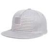 Ball Caps Hoge kwaliteit Men Honkbal Cap Man American Flag Hiking Net Snapback Hat Ademend Quick-Dry Outdoor Sunhat Gorras Hombre