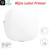 Skrivare Mijia Smart Label Printer Portable Machine Mini Pocket Thermal Wireless Label Maker DIY Date Sticker för MI Home App