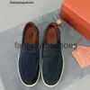 Loro Piano Lp Özellikler Ayakkabı Ayakkabı Klasik Slip-On Common Casual Big Head Fasulye Ayakkabı Üzerinde Tembel Ayakkabılar 1npi