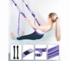 Tapa de la pared de yoga Hip Hip Hamock Stretch Auxiliary Auxiliary Auxiliary Rope Rope Pull Belt Belt Beld Damas Cinturón de yoga4979588