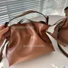 Dziewczyna crossbody loe plisted torebki amerykańska lady hiszpania projektant torebek ramię flamenco torebka torebka anagram 49gu