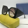 Designer Designer occhiali da sole per donne 1254s anti-uultraviolet nero piatto pieno telaio piena occhiali alla moda una miscela perfetta di design moderno e classico con scatola