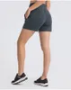 ll byxor ritar rep midja yoga shorts utomhus casual allt-i-ett löpande fitness sport tre fjärdedel byxor kvinnor