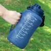 2l Bouteille d'eau pliable en silicone pliable pour les sports extérieurs Bouteille de pliage de randonnée